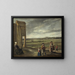 Landschaft mit Bauern - Louis Le Nain — gerahmtes Bild an der Wand