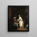 Vergleich kleiner Füße - Louis Léopold Boilly — gerahmtes Bild an der Wand