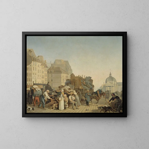 Die Umzüge - Louis Léopold Boilly — gerahmtes Bild an der Wand