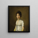 Ritratto di una donna - Louis Léopold Boilly — quadro incorniciato alla parete