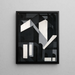 Formen der Stadt - Louis Lozowick — gerahmtes Bild an der Wand