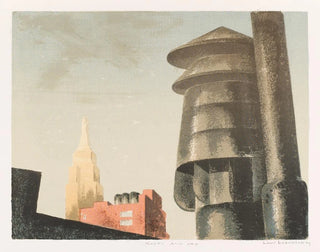 Louis Lozowick - Roof and Sky.webp