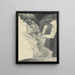 Au casino - Louis Marcoussis — gerahmtes Bild an der Wand