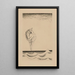 Chantre - Louis Marcoussis — gerahmtes Bild an der Wand