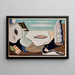 Komposition mit Fisch - Louis Marcoussis — gerahmtes Bild an der Wand
