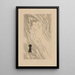 Der Reisende - Louis Marcoussis — gerahmtes Bild an der Wand