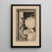 Signe - Louis Marcoussis — gerahmtes Bild an der Wand