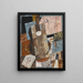 Stillleben mit Gitarre - Louis Marcoussis — gerahmtes Bild an der Wand