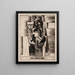 Der Bar - Louis Marcoussis — gerahmtes Bild an der Wand