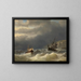 Sturm in der Douvre-Straße - Louis Meijer — gerahmtes Bild an der Wand