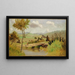 Pont Adirondacks per la Pesca - Louis Michel Eilshemius — quadro incorniciato alla parete
