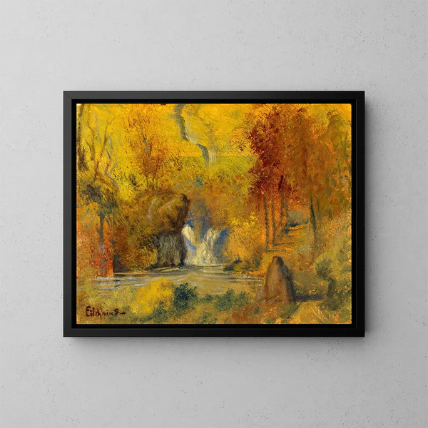 Paesaggio autunnale - Louis Michel Eilshemius — quadro incorniciato alla parete