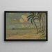 Strand bei Apia Samoa - Louis Michel Eilshemius — gerahmtes Bild an der Wand