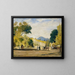 Taxis zu mieten - Louis Michel Eilshemius — gerahmtes Bild an der Wand
