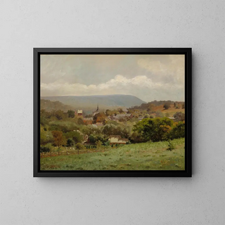 Louis Michel Eilshemius - Delaware Water Gap Village.webp