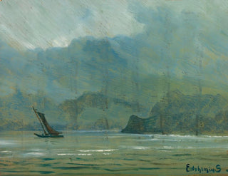 Paesaggio azzurro pallido - Louis Michel Eilshemius — vista dell’opera