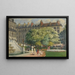 Le square de la Trinité, le bassin - Louis Paviot — gerahmtes Bild an der Wand