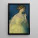 Der sanfte Duft - Louis Picard — gerahmtes Bild an der Wand