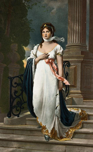 Louis Prang - Woman Descending a Stairway.webp