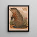 Marmotte - Louis Prang Co — gerahmtes Bild an der Wand