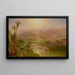 Laguna del Fiume Guayaquil Ecuador - Louis Rémy Mignot — quadro incorniciato alla parete