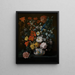 Fiori in un vaso Chantilly - Louis Tessier — quadro incorniciato alla parete