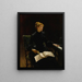 La leçon de piano - Louis Tribout — gerahmtes Bild an der Wand