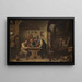 An der Taverne - Louis Urlaß — gerahmtes Bild an der Wand