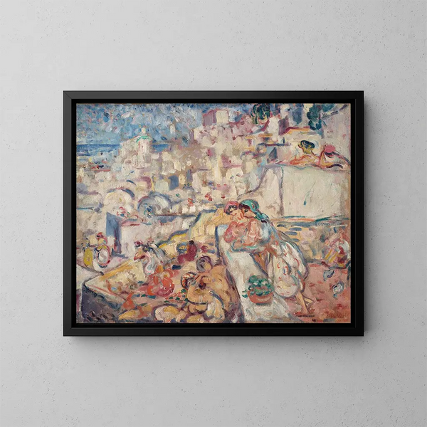 Alger, die Kasbah - Louis Valtat — gerahmtes Bild an der Wand