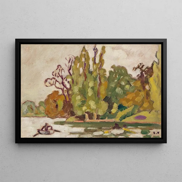 Holz des Boulogne - Louis Valtat — gerahmtes Bild an der Wand
