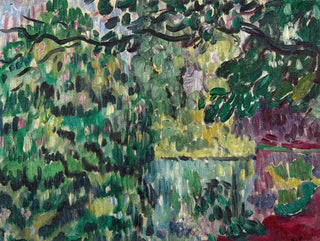 Louis Valtat - Bord de rivire aux arbres.webp