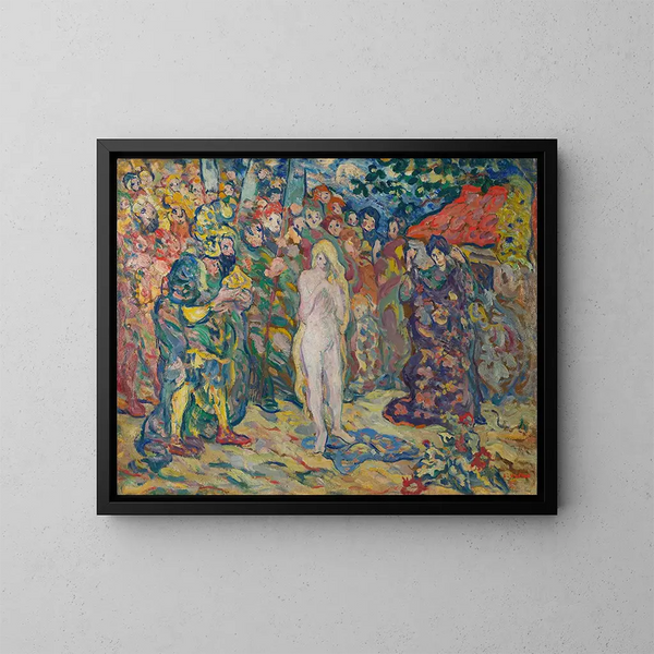 L'esclave blanche - Louis Valtat — gerahmtes Bild an der Wand