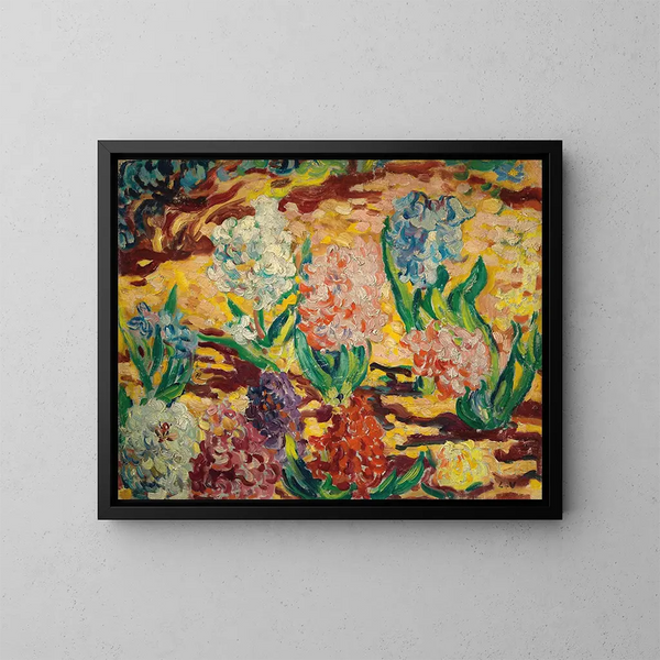 Die Hyazinthen - Louis Valtat — gerahmtes Bild an der Wand
