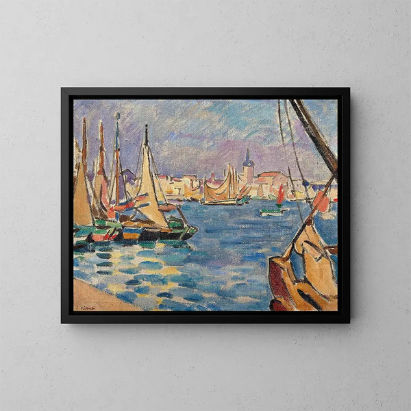 Les Sables-d'Olonne - Louis Valtat — gerahmtes Bild an der Wand