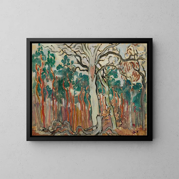 Die Bäume von Sologne - Louis Valtat — gerahmtes Bild an der Wand