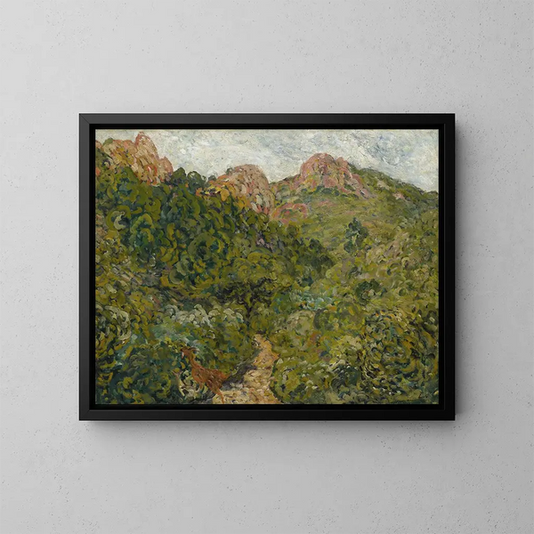 Landschaft des Südens - Louis Valtat — gerahmtes Bild an der Wand