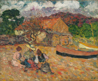 Louis Valtat - Women seated on the beach.webp