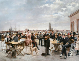 Louis Van Engelen - The Caf Belvedere Antwerp.webp