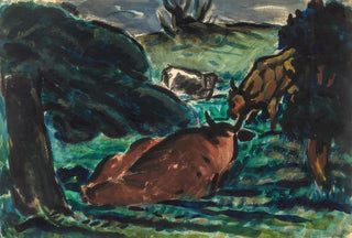 Louis Wiesenberg - Cows Reclining.webp