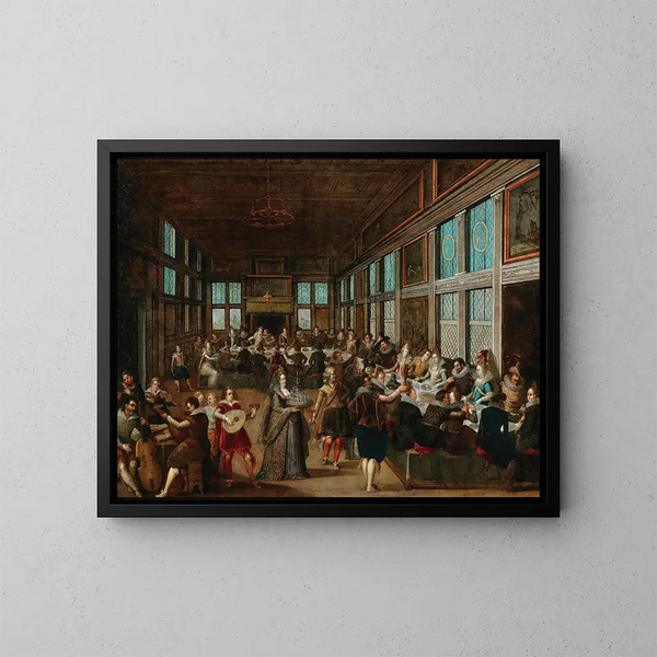 La noce - Louis de Caullery — quadro incorniciato alla parete
