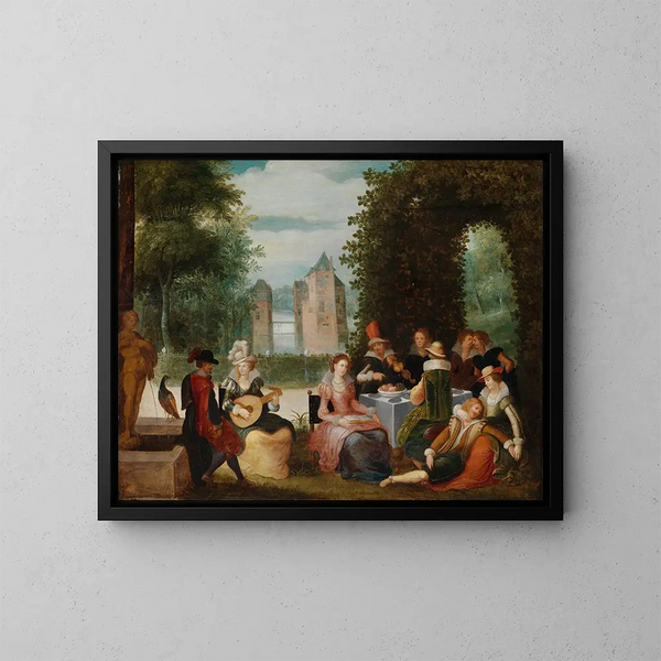 Société musicale - Louis de Caullery — quadro incorniciato alla parete