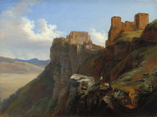 LouiseJosphine Sarazin de Belmont - View of the Castello di San Giulianonear Trapani Sicily.webp