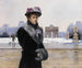Winterspaziergang in Paris - Louise Abbema — Ansicht des Kunstwerks
