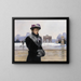 Winterspaziergang in Paris - Louise Abbema — gerahmtes Bild an der Wand
