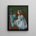 Blumen des Mais - Louise Cox — gerahmtes Bild an der Wand