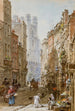 Market Street Cambridge - Louise Rayner — artwork view