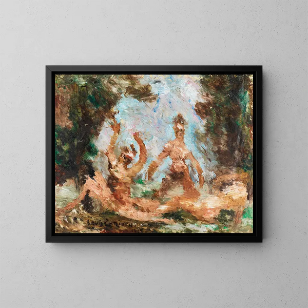 Baignade en plein air - Lovis Corinth — quadro incorniciato alla parete