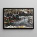 Eislaufbahn im Tiergarten in Berlin - Lovis Corinth — gerahmtes Bild an der Wand