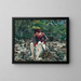 Mädchen im Bach - Lovis Corinth — gerahmtes Bild an der Wand