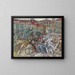 Neues Gebäude in Monte-Carlo - Lovis Corinth — gerahmtes Bild an der Wand